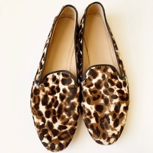 Calf hair J. Crew loafers